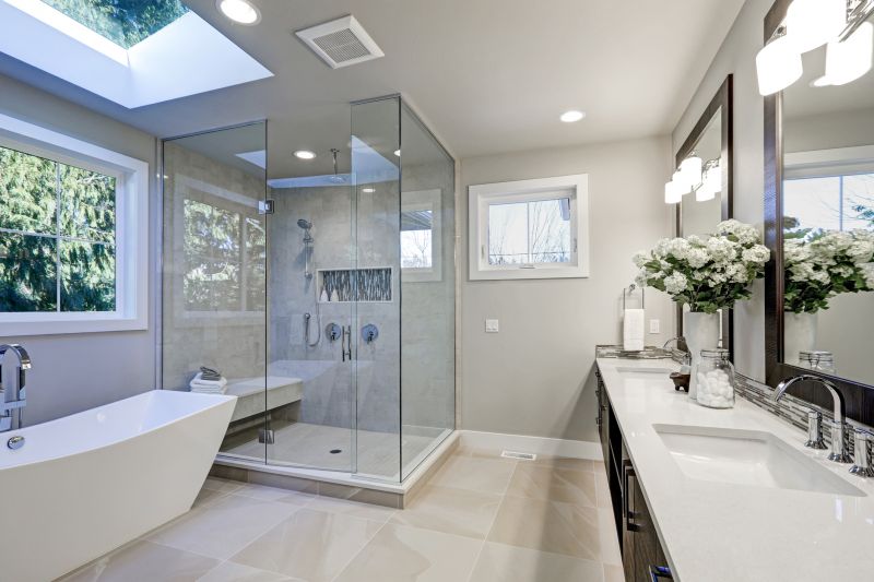 Bright Bathroom with Skylight