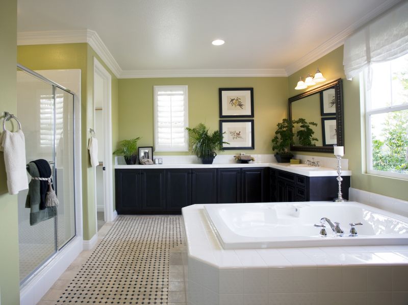 Spa Bathroom with Freestanding Tub